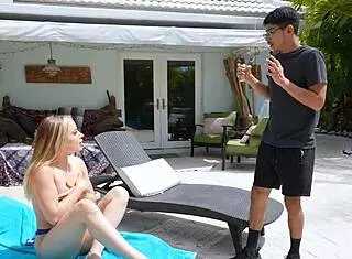 what if blonde stepsis just spread for stepbro's hard pussy fuck?