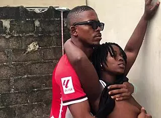 Fat bbw booty barbie bounces on bbc by the wellspring