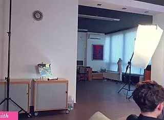 dominant lesbian slaps jeny smith's big ass skirt tease