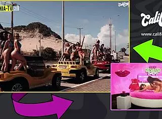 popertane licks naughty brazilian teen pussy on tv show