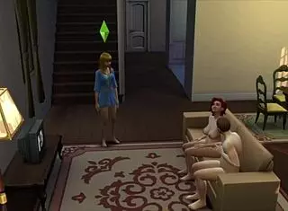 the sims fucks... me an' my wife in a wild 4some group thing y'know