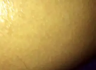 Ebony Teen Stretches Tight Anal Hole with Massive Dildo Toy