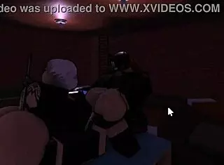 Dominating two slutty girls at once... roblox fan request 3!