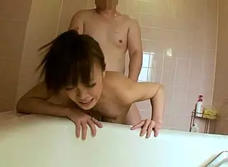 BEAUTIFUL BRUNETTE FUCKED ON TOP! Caresses Her HAIRY PUSSY Clit