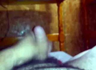 guy jerks off hard on the bed