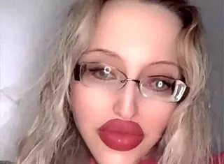 4:40 Russian Huge Fetish with Glasses