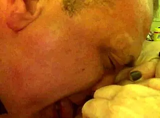 Granny Explodes in Orgasm from Tongue, Bullet Toy and Thick Cock