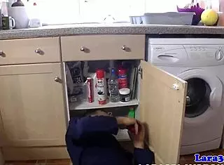 i fix english milf pipes with my tool