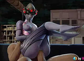 widowmaker's overwatch ass wrecked by monster dick 3d hentai 🔥🍑