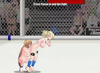 Princess Ring 2: Christina Vs Mimi Lesbian Street Fight