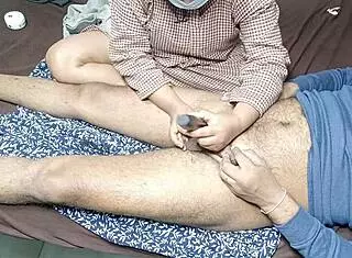 Stepmom Trims Cock Hair Before Mommy Rimjob