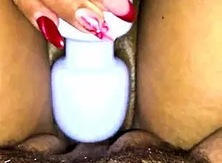 sexy latina spreads her wet pussy lips up close for you