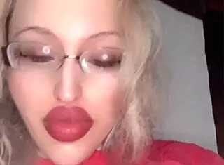 4:40 Russian Huge Fetish with Glasses