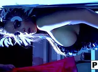 busty nikka stylez strips nude obeying shyla's every command in hot lesbian play