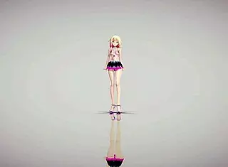Mmd R18 Apple Pie Dances in Micro Bikini Skirt