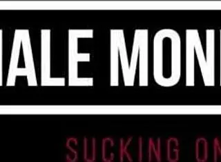 SHEMALE MONICA M DEVOURS MASSIVE DILDO!