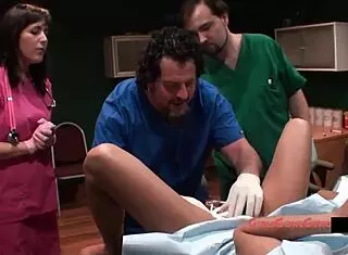 Lola Lynn groped by horny student interns in hospital reup