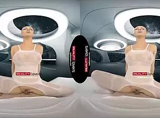 realitylovers foursome: czech blondes ride cocks double in stockings outer space fantasy