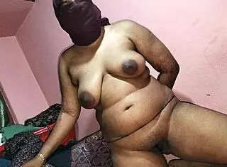 in the dim room stepsister squeezes stepbro's cock between big natural tits first time