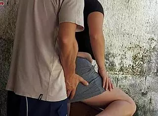 Hot Short Maid Grabs My Cock After Wife Leaves Bareback Fucks Rough in House Area!