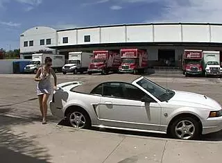 tattooed milf emily parker fingered shaved pussy before anal pounding