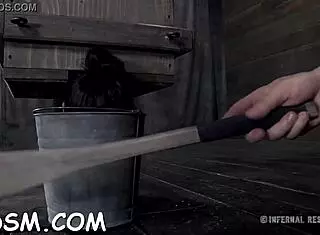 Tight Shaved Pussy Bound in BDSM Game Sucked Fucked Rough Hardcore