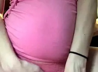 rubbing clit leads to piss play and leg-shaking orgasm for fat milf