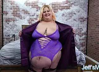 bodacious bbw natalie goes kinky with huge natural tits and toys!