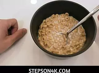 Ginger Stepmom Delivers Stepson Titjob First-Hand Experience