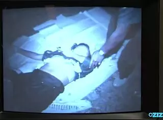 SEXY ANGEL SCREAMS!! POLICE STATION DOGGYSTYLE CREAMPIE POUNDS HER BIG CLIT