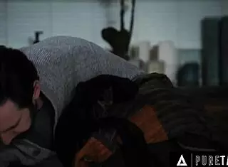 Pure Taboo Victoria Voxxx Tricks Married Man into Sloppy Deepthroat Milf Pussy Lick on Wedding Day