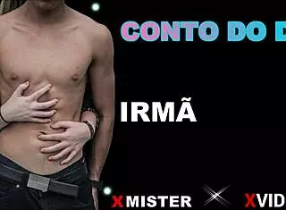 IRMÃ BRASILEIRA GEMENDO ALTA!