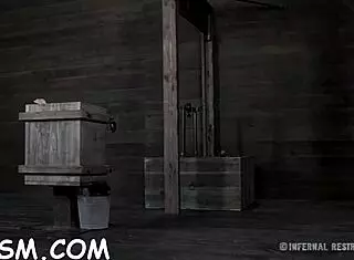 Tight Shaved Pussy Bound in BDSM Game Sucked Fucked Rough Hardcore