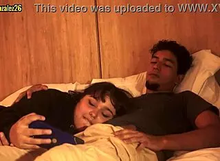 Chubby Argentinian BBW accidentally swallows stepdad cock during movie facial