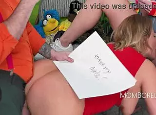 who knew an educational show hid a milf gangbang with ryan keely and river lynn?