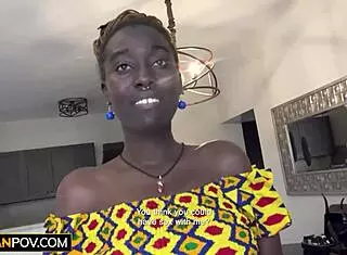 ebony bikini thot tricked into rough bbc pounding after casting