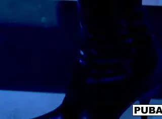 busty nikka stylez strips nude obeying shyla's every command in hot lesbian play