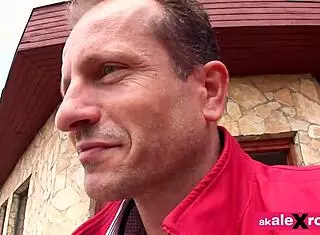 mature couple invites whore for nasty 3some deepthroat riding face fuck ball licking