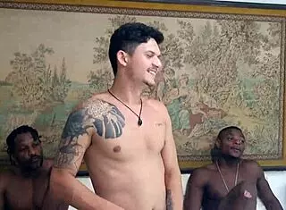 Paty Bumbum Big Ass Latina Flashes Huge Cock Fetish with Inês Ventura