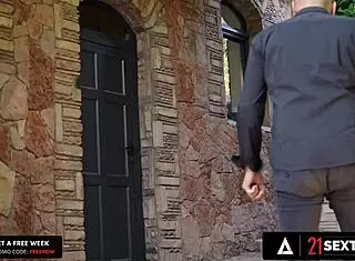 francys belle plugs ass for interracial cock ride