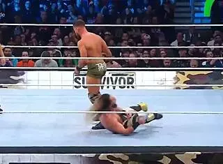 seth rollins clashes with austin theory bobby lashley survivor series showdown