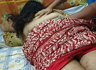 Desi Housewife's Nipples Harden in Slutty Hotel Massage