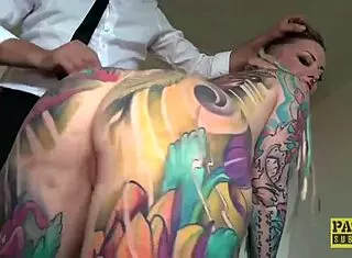 inked piggy's pascalssubsluts mouth bang ends in swallow