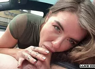 eden ivy bends for anal pounding in car after date