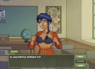 Wanna see blonde coed slut tittyfuck teacher in classroom photoshoot?