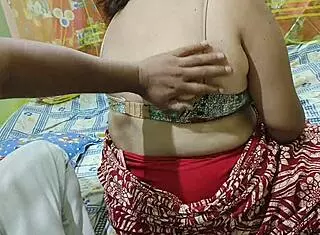 Desi Housewife's Nipples Harden in Slutty Hotel Massage