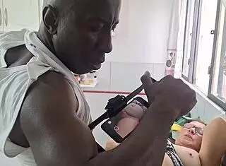 Negao Sucked Me On Counter Then Fucked Me Hard On Sofa With Huge Black Cock