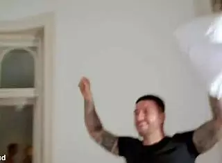 petite redhead squirts multiple times in hardcore 3some domination