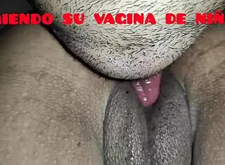 licking my ecuadorian wife's fat ass and pussy bent over on all fours