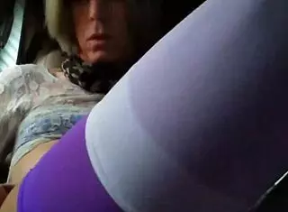 Massive Shemale Cock Stroked in Mature Solo